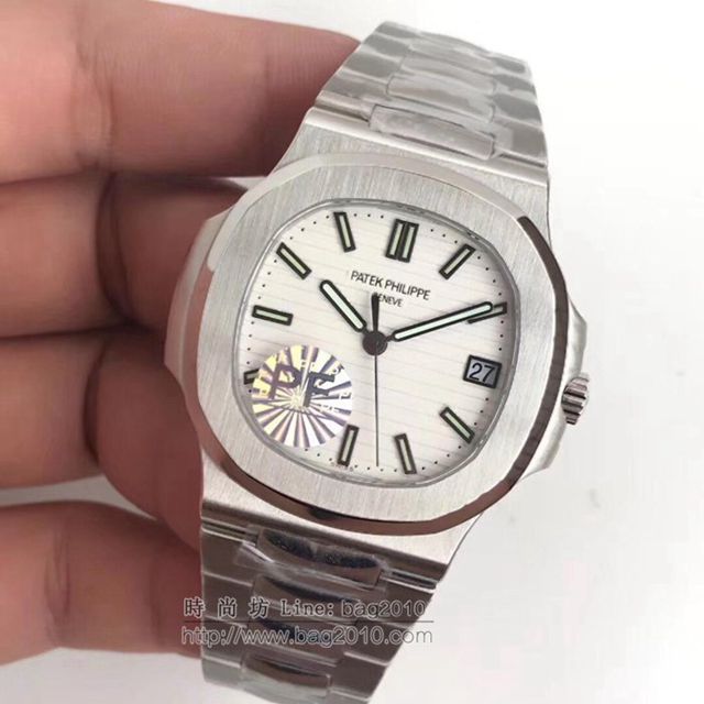 PATEK PHILIPPE手錶 最薄的鋼表之王5711鸚鵡螺 百達翡麗V2版男士表 百達翡麗高端男表  hds1346